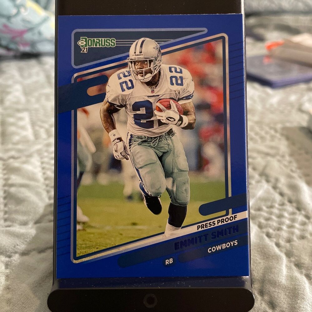 Emmitt Smith - Donruss Press Proof Blue Parallel SP